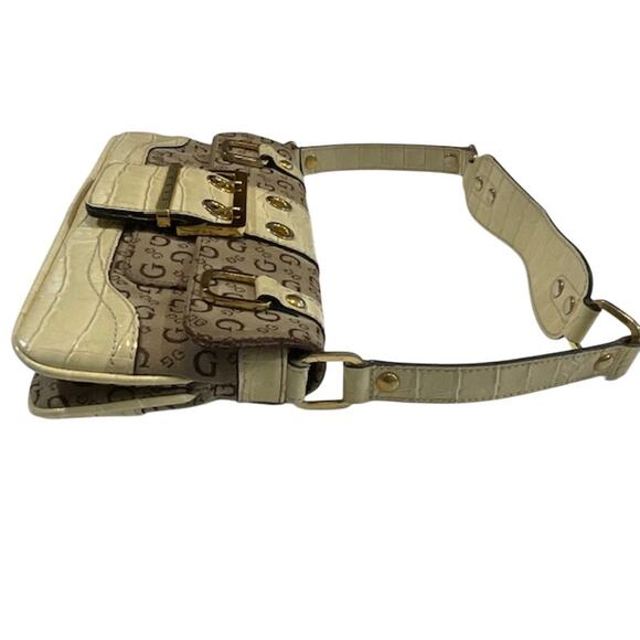 Guess Y2k Vintage handbag, baguette style, slouch bag w/logo - Picture 6 of 9